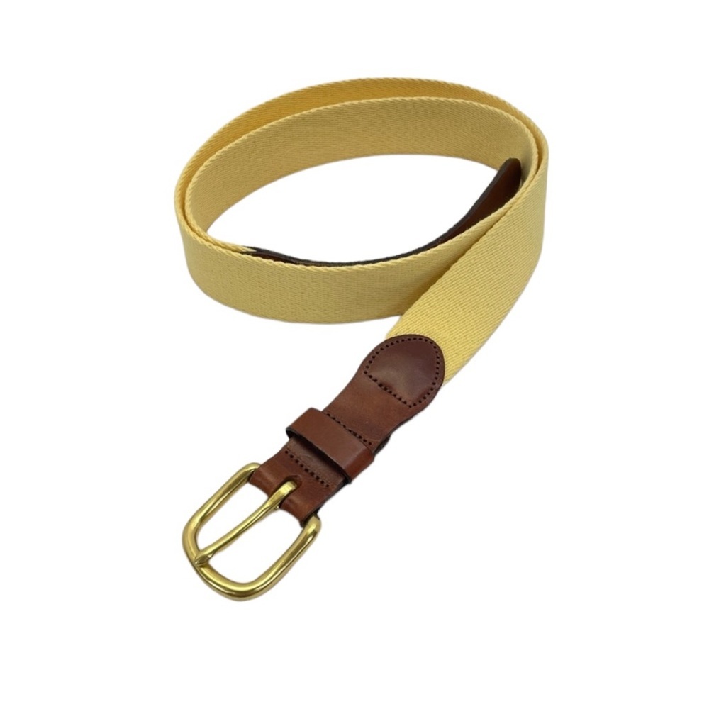 Leather Man Ltd. Belt 42 Yellow